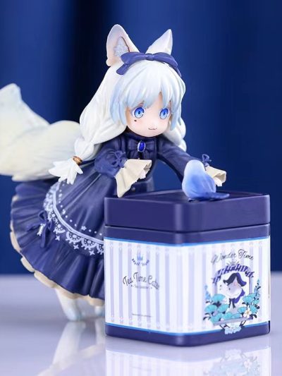 tea time cat,tea canister