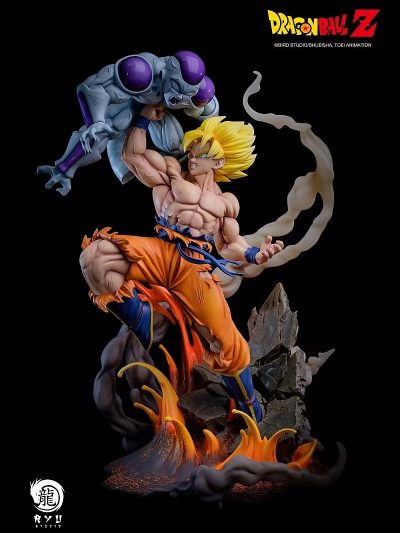 Goku is fighting Frieza